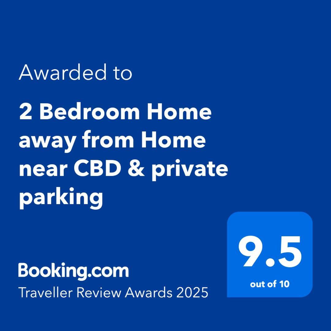 2 Bedroom Home Away From Home Near Cbd & Private Parking Hamilton Buitenkant foto